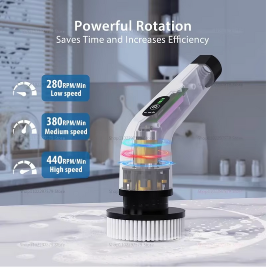 Power Spin Cleaning Brush